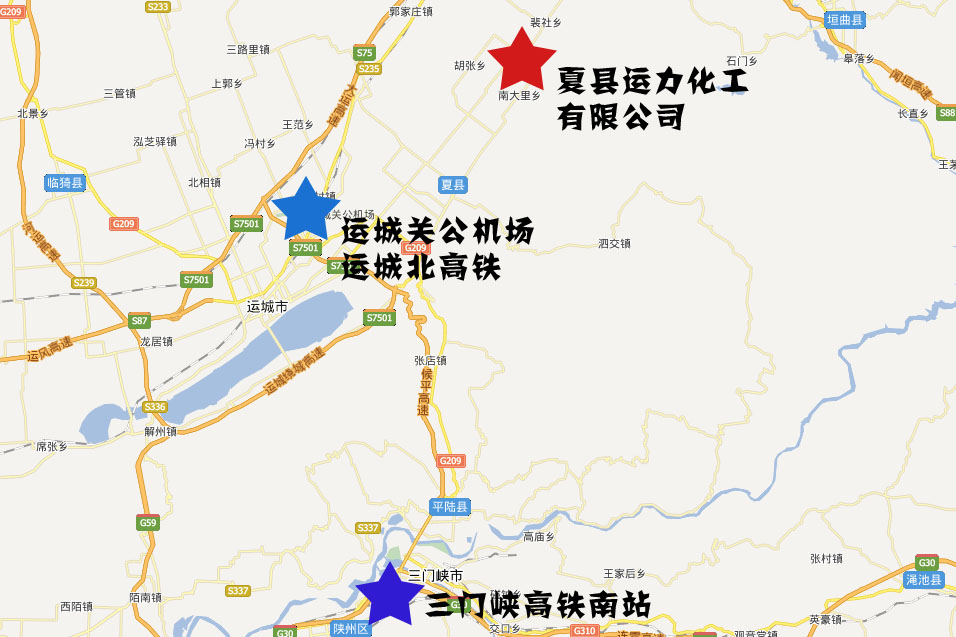 运力化工所在位置地图展示